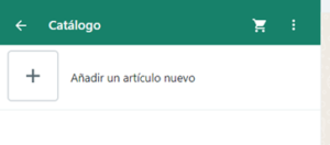 Crear un catálogo en WhatsApp Business