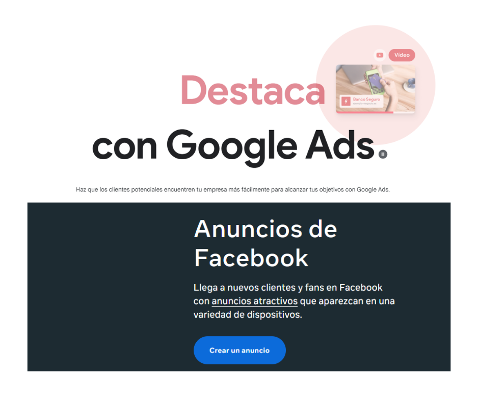 Diferencias entre Google Ads y Facebook Ads: